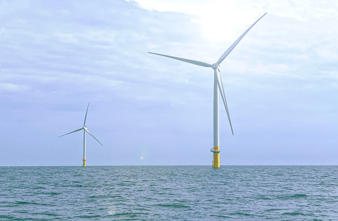 In 2020, installation was completed on the first wind turbines installed in U.S. Federal waters. The offshore wind project has been fully operational since Fall 2020. The Coastal Virginia Offshore Wind pilot project is designed to demonstrate a grid-connected, 12-megawatt (MW) offshore wind test facility on the Outer Continental Shelf (OCS) about 27 miles off the coast of Virginia Beach. The data obtained and lessons learned from this project will be made publicly available and inform the future
