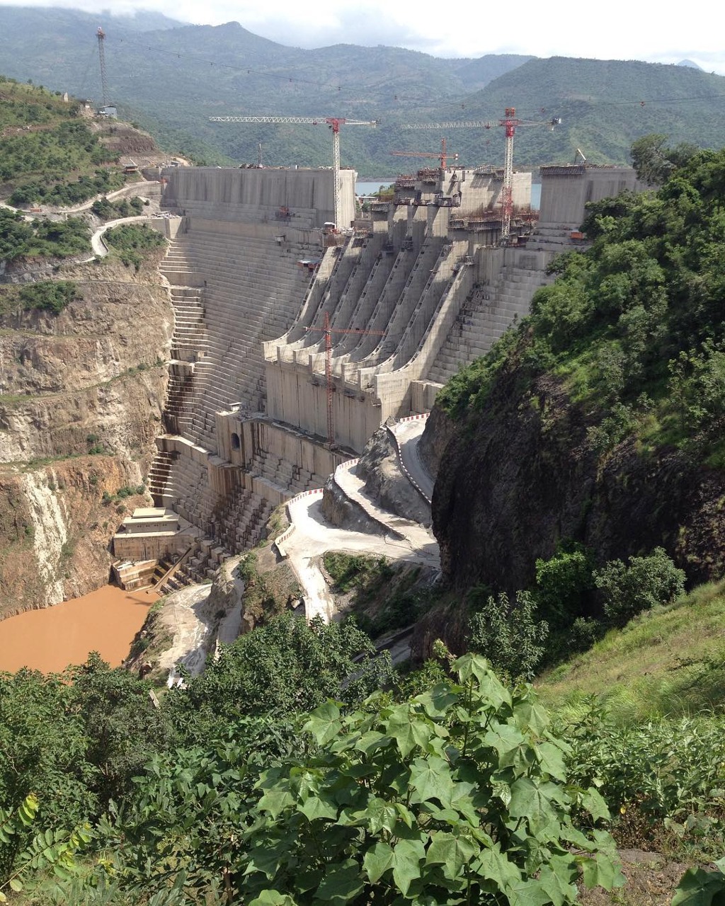 Omo river, Gibe III Dam in Wolayita