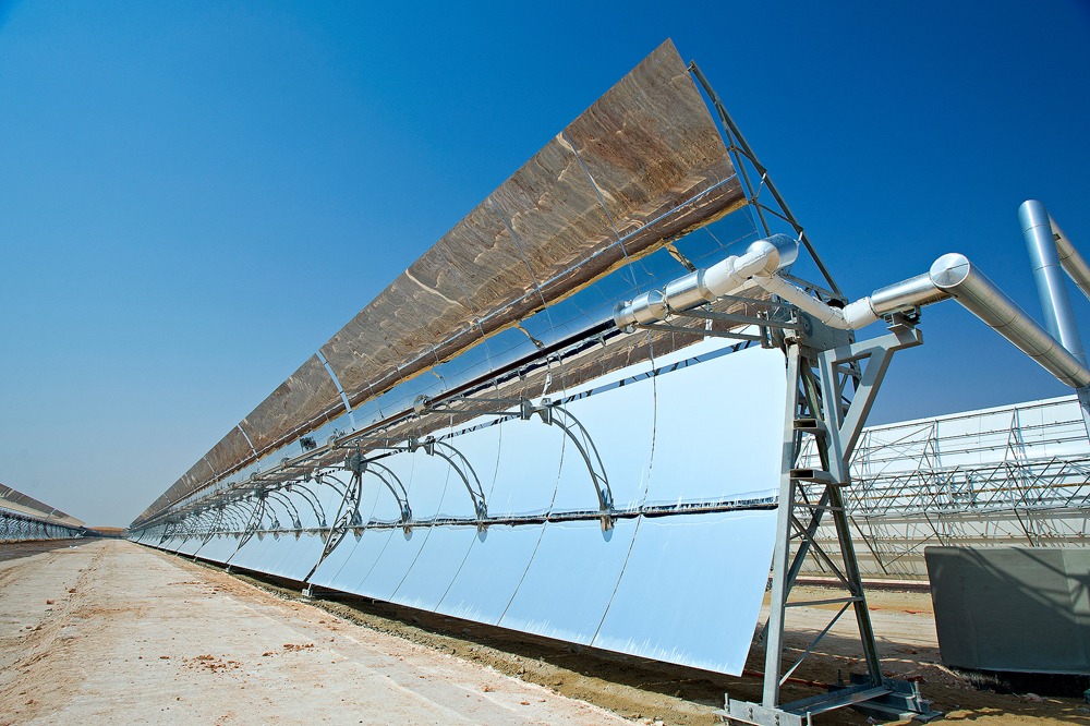 Shams 1 Parablic Trough in Abu Dhabi