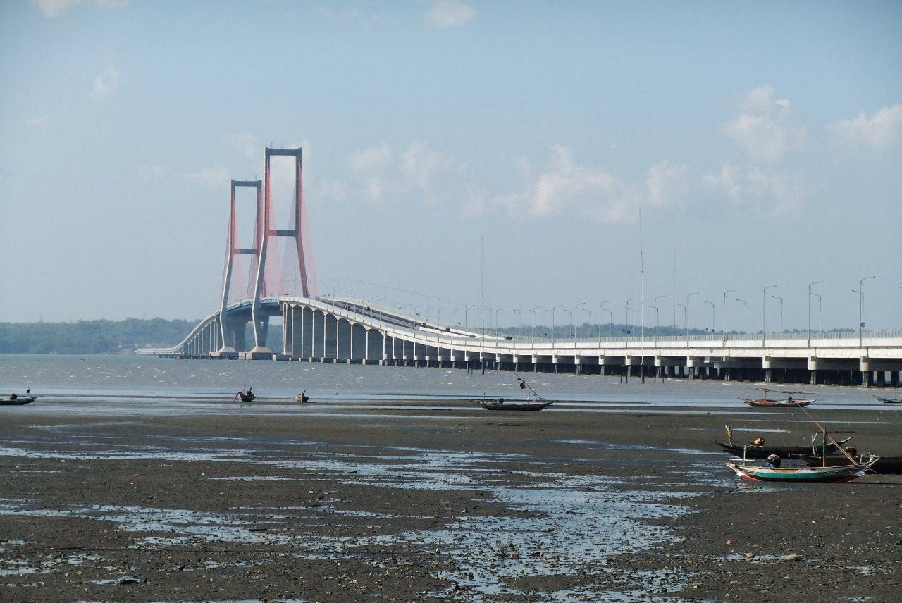 Suramadu Bridge Surabaya side