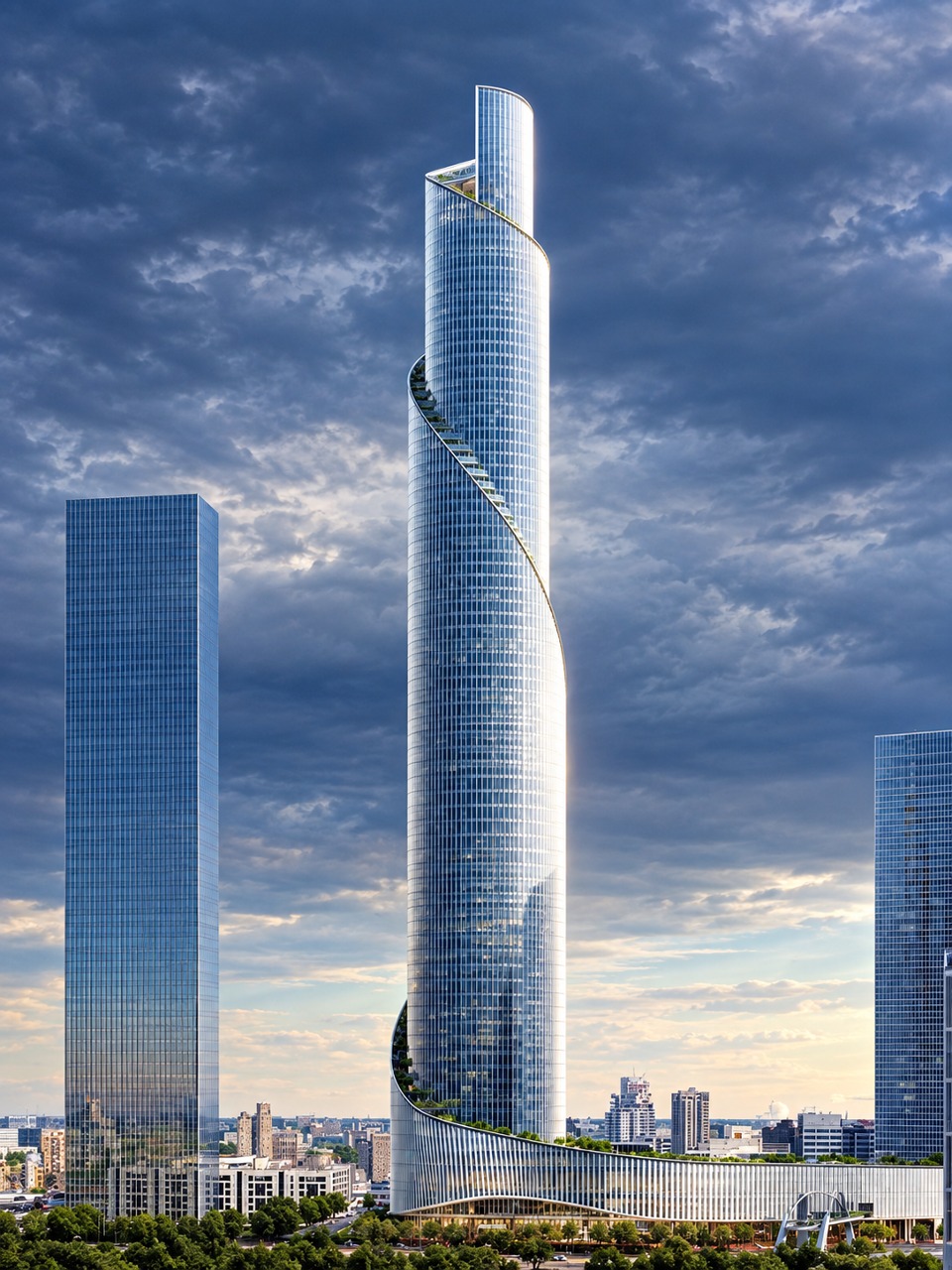 The Spiral Tower in Tel Aviv, Israel