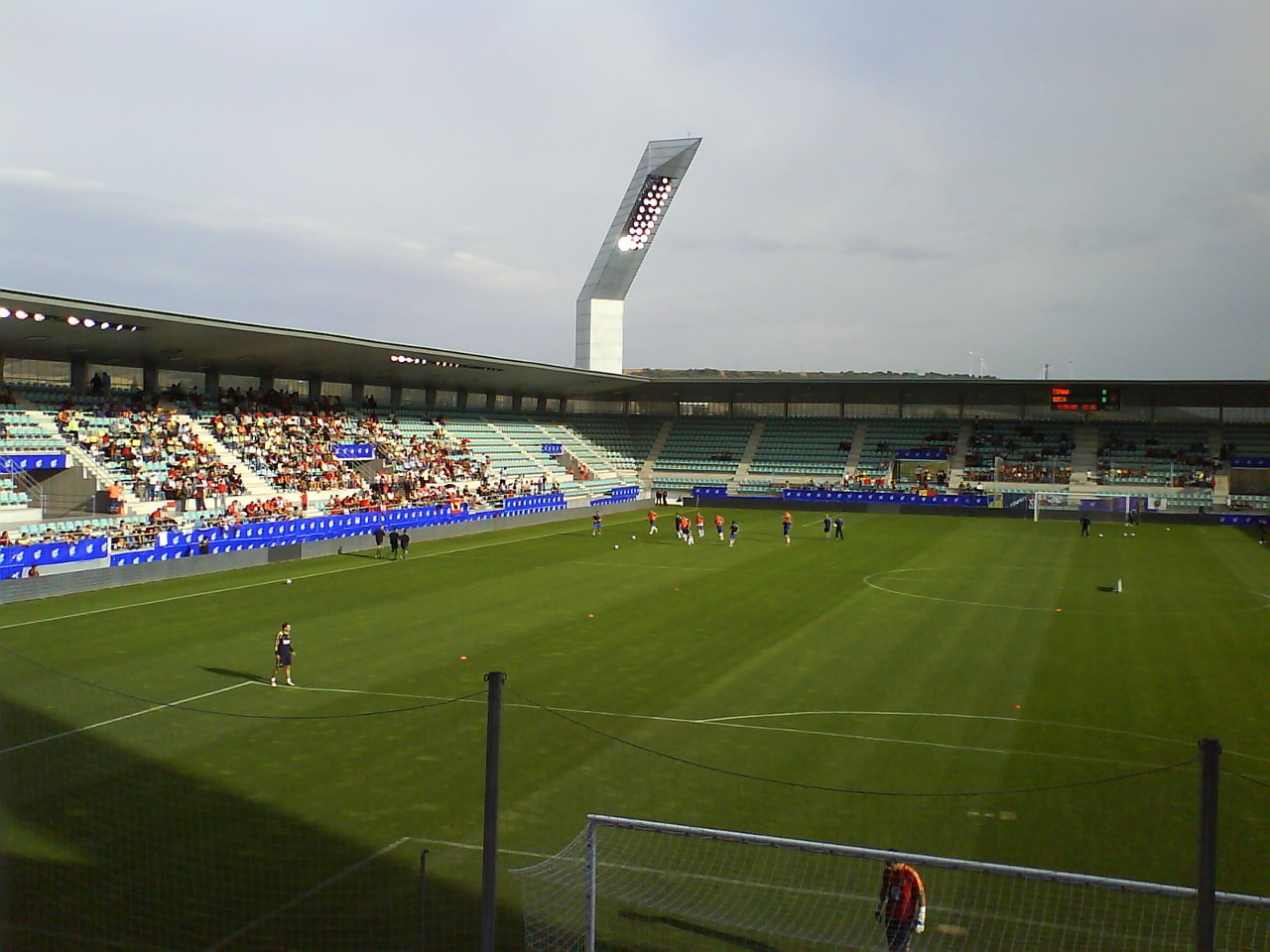 Estadio Nueva Balastera de Palencia (interior).