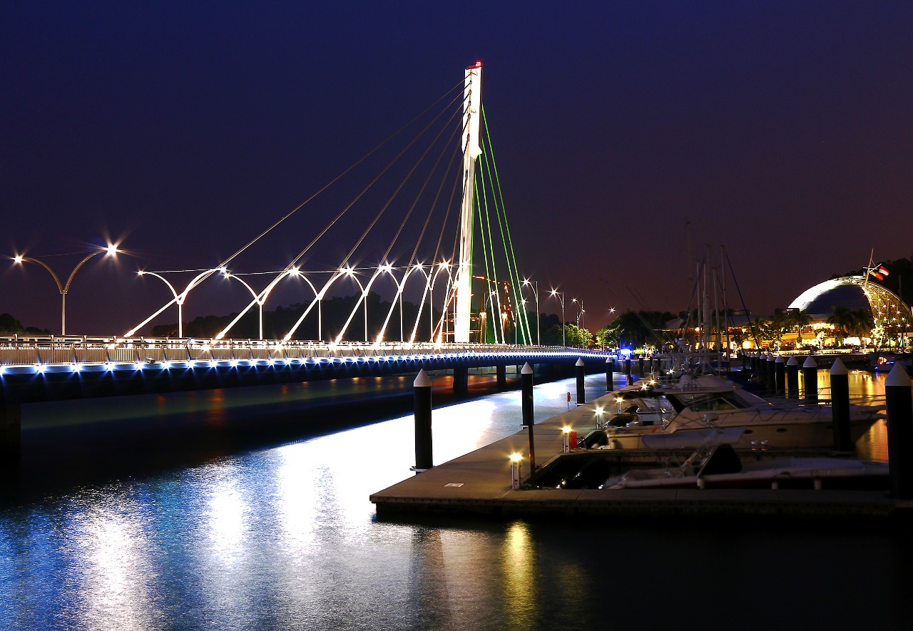 Keppel Bay Bridge, Singapore.