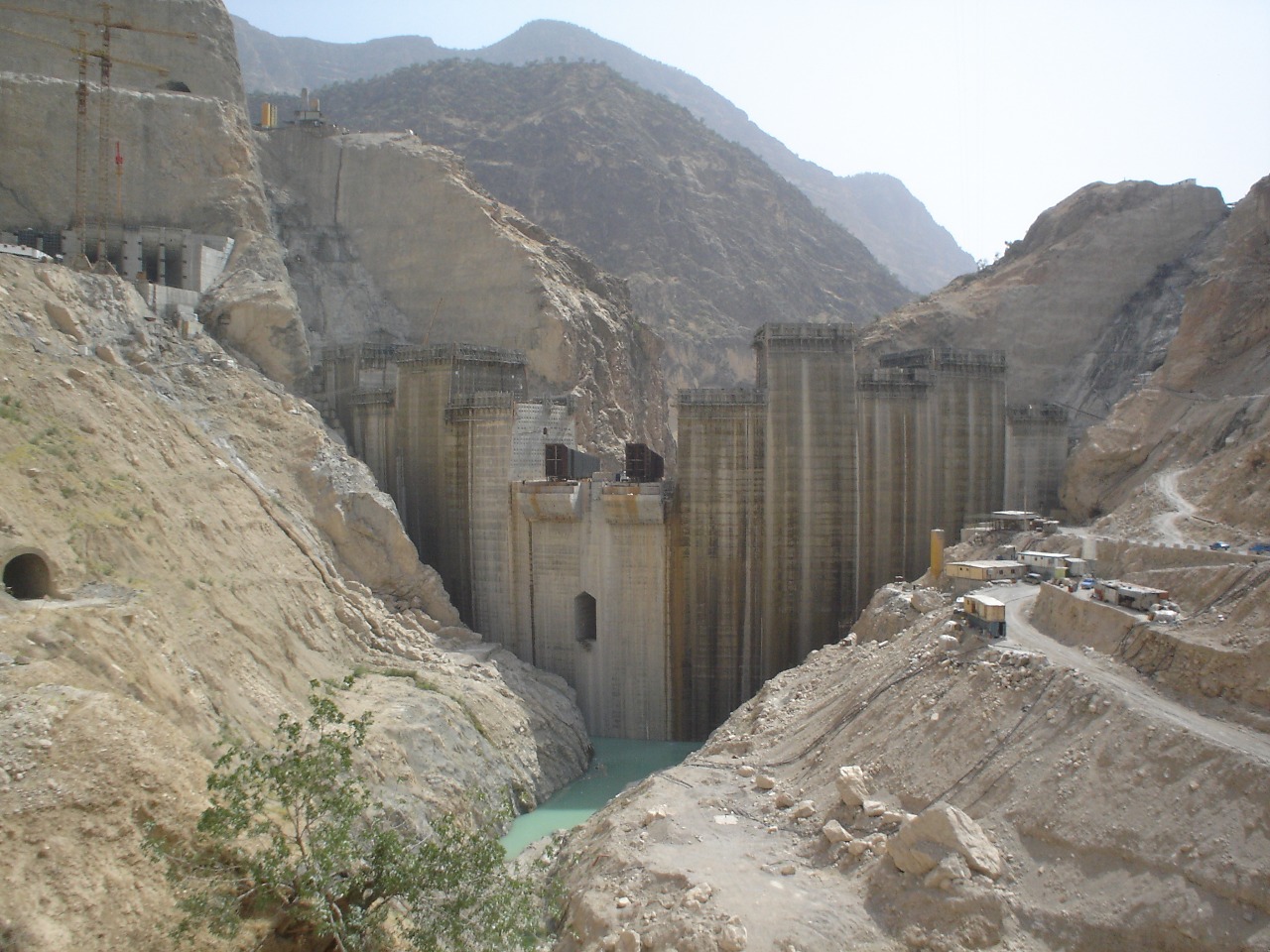 Karun-4 Dam, Chahar Mahaal o Bakhtiari Province, Iran. (Under Construction)
