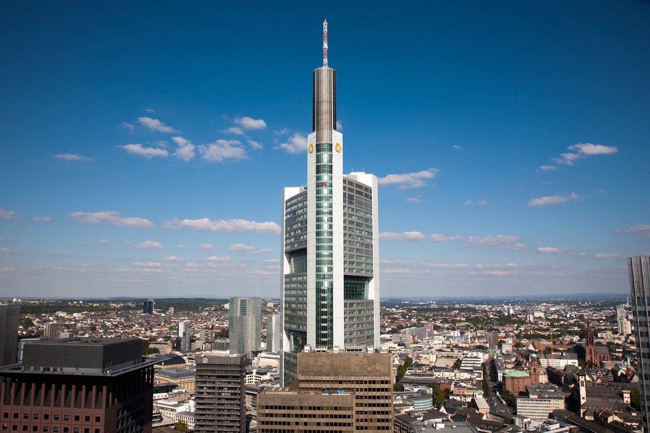 Commerzbank Tower, Kaiserplatz, City of Frankfurt, Germany