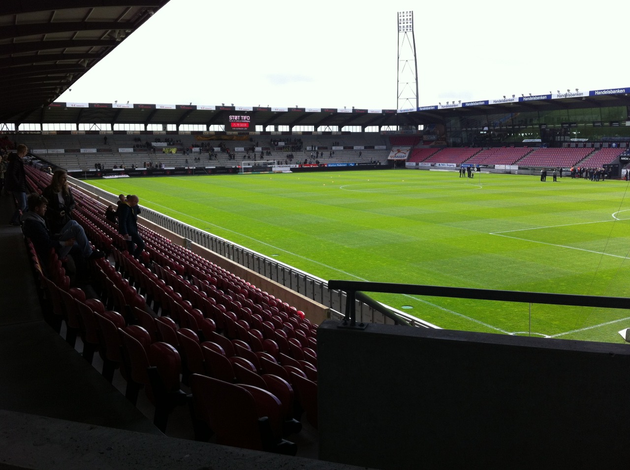 The photo was taken before danish champions FC Midtjylland's last game against SønderjyskE, on 7th of june 2015