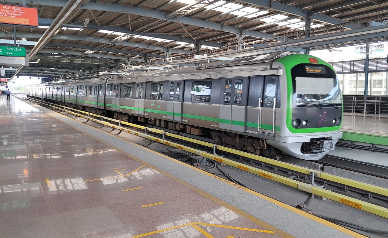 Green Line Namma Metro trainset