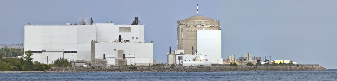 Darlington Nuclear Generating Station panorama.