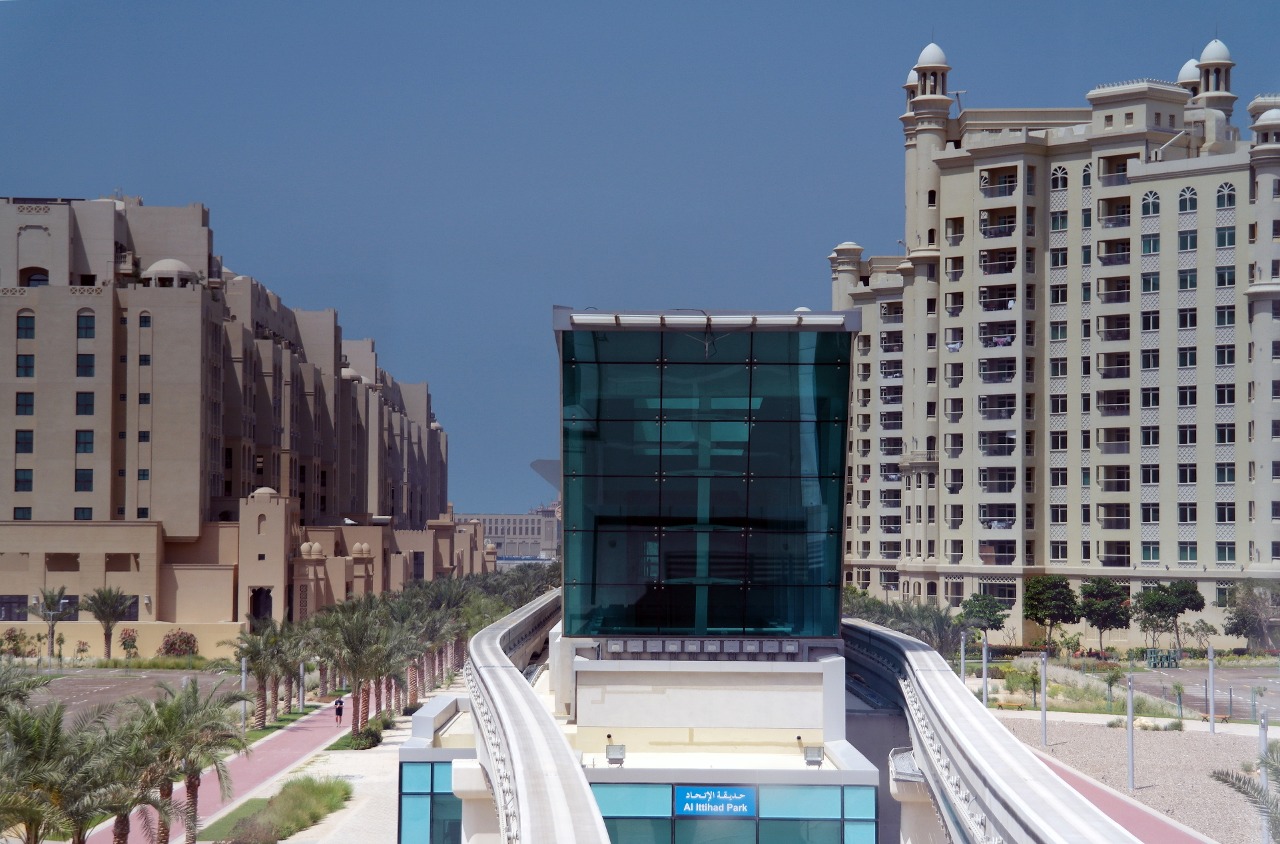 Al Ittihad Park station (originally planned as Trump Tower station)