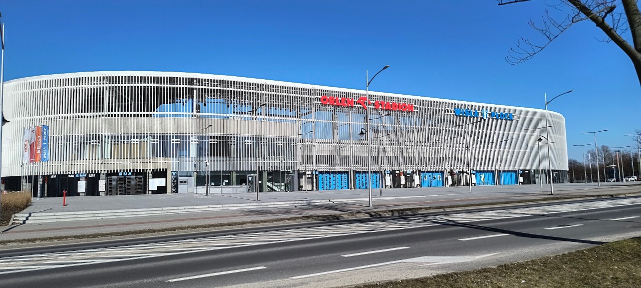 Orlen Stadion - zdjęcie zrobione 6 marca 2025 r.