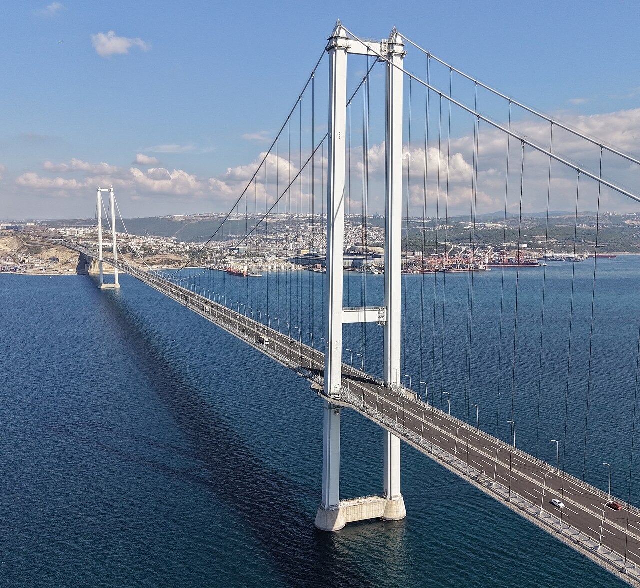 The Osman Gazi Bridge, Turkey