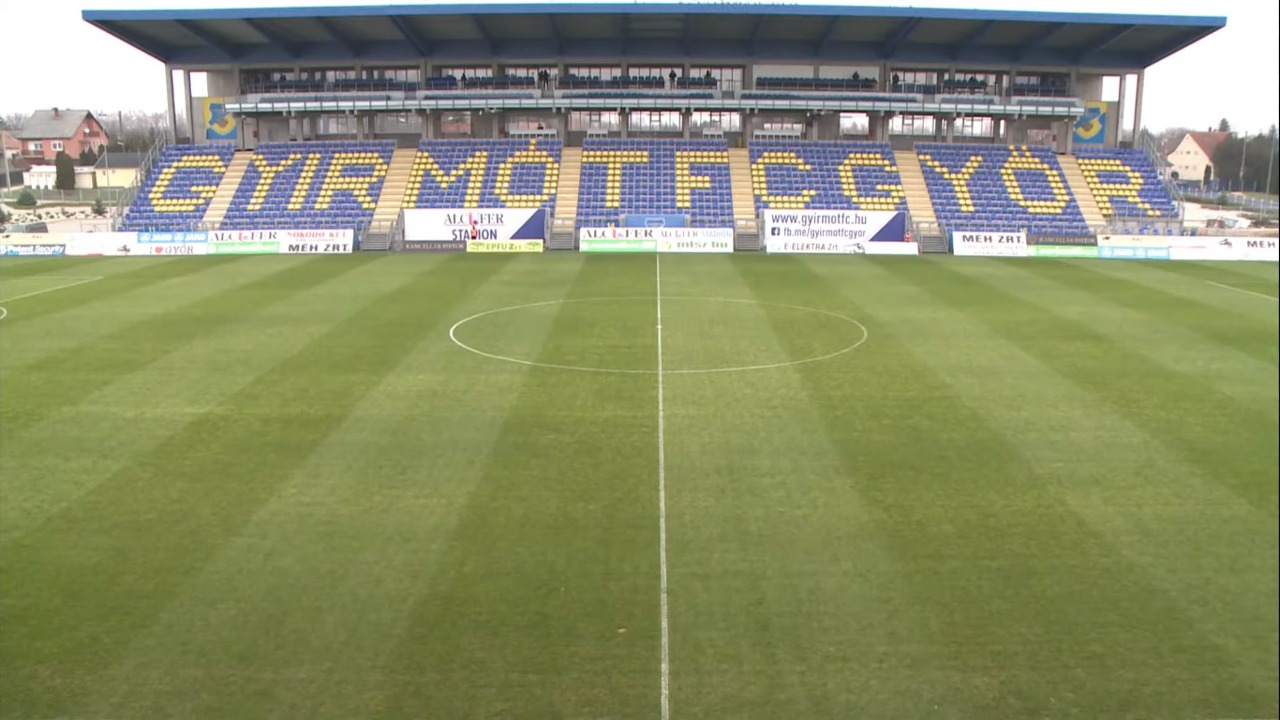 This is the stadium of Gyirmót FC Győr.