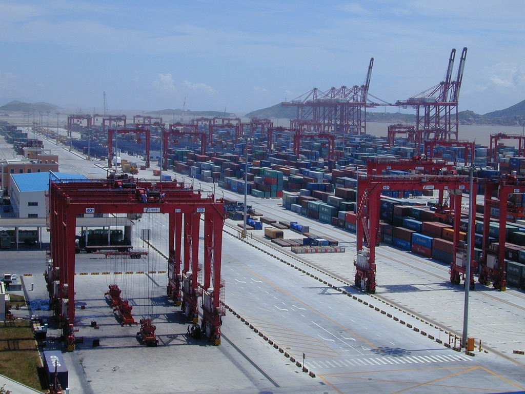 Yangshan Deep-water Harbour Zone, Port of Shanghai.