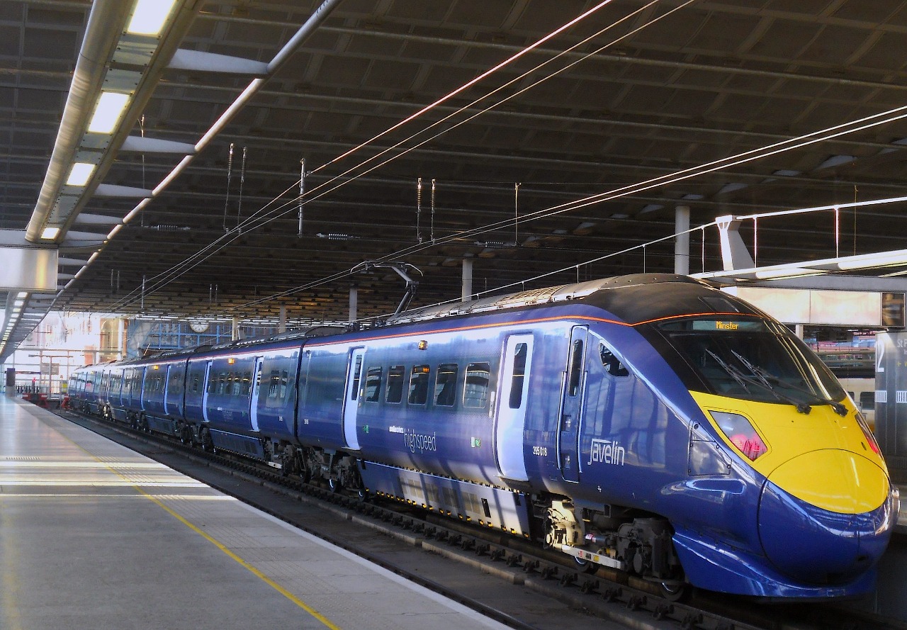 Southeastern High Speed Class 395 Javelin No. 395018 at London St Pancras International