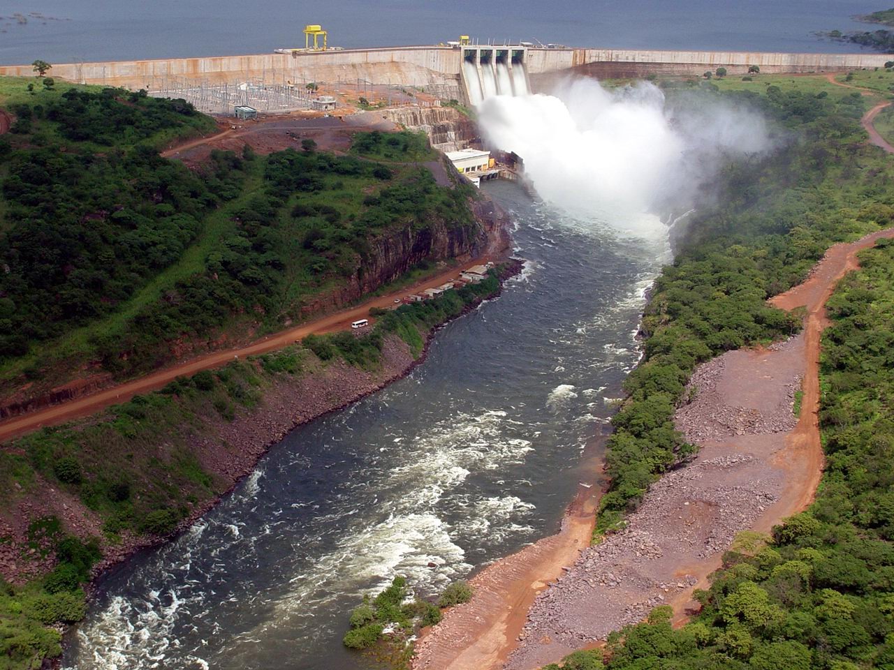 The Capanda Dam in Angola.