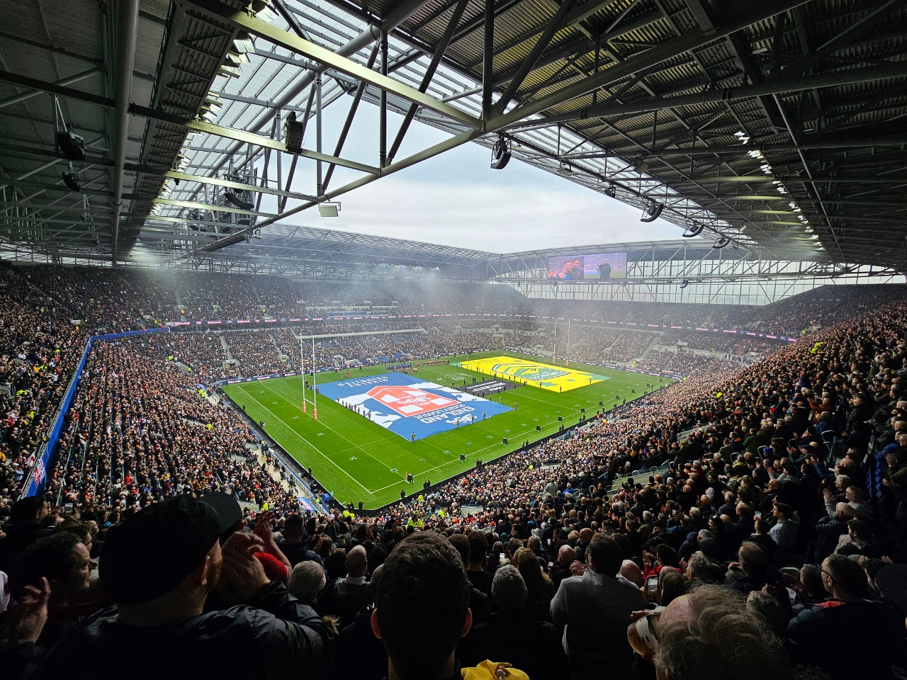 Everton Stadium in use at the 2025 Rugby League Ashes, 01.11.25.