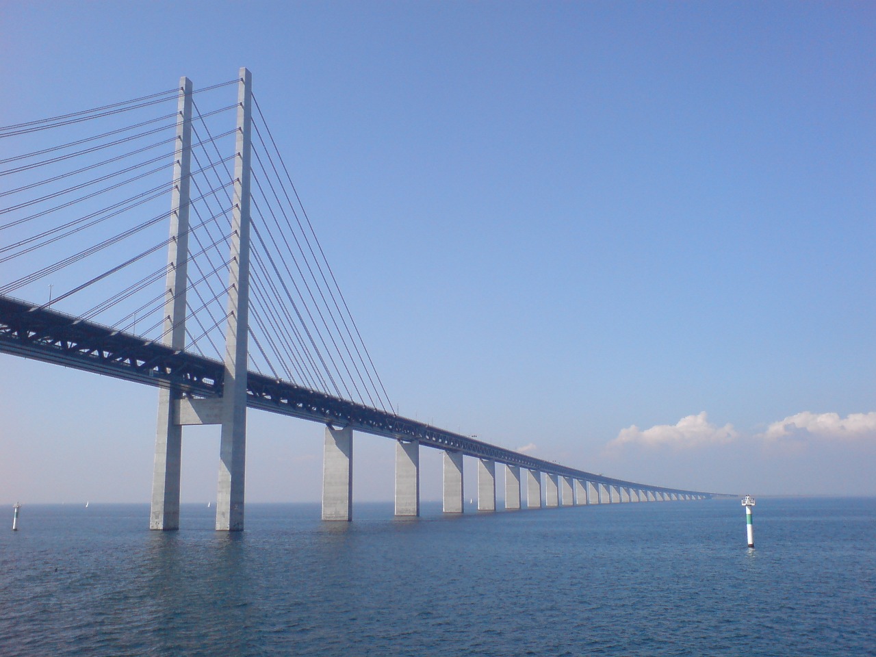 The Öresund Bridge from underneath