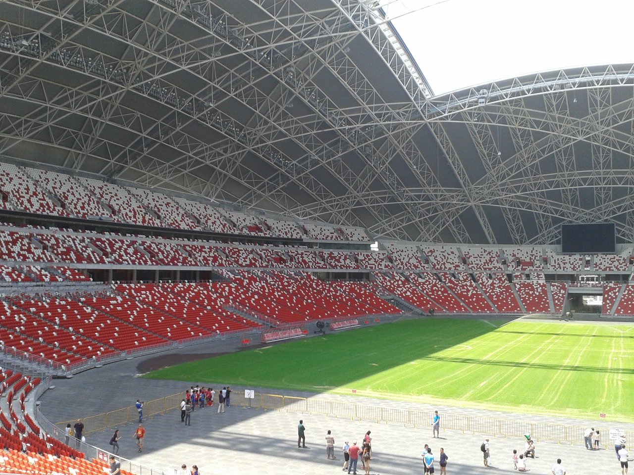 Seating at Singapore National Stadium