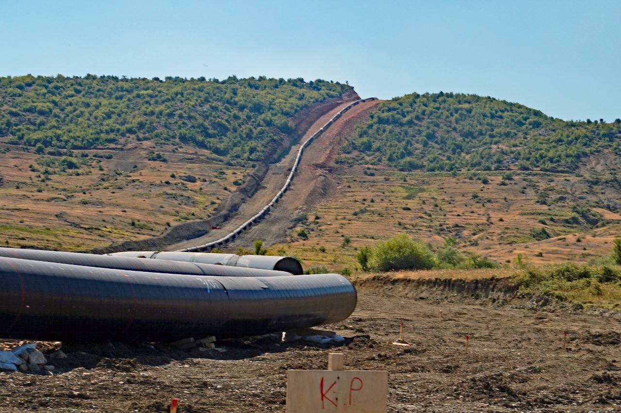 Construction of TAP pipeline in Albania