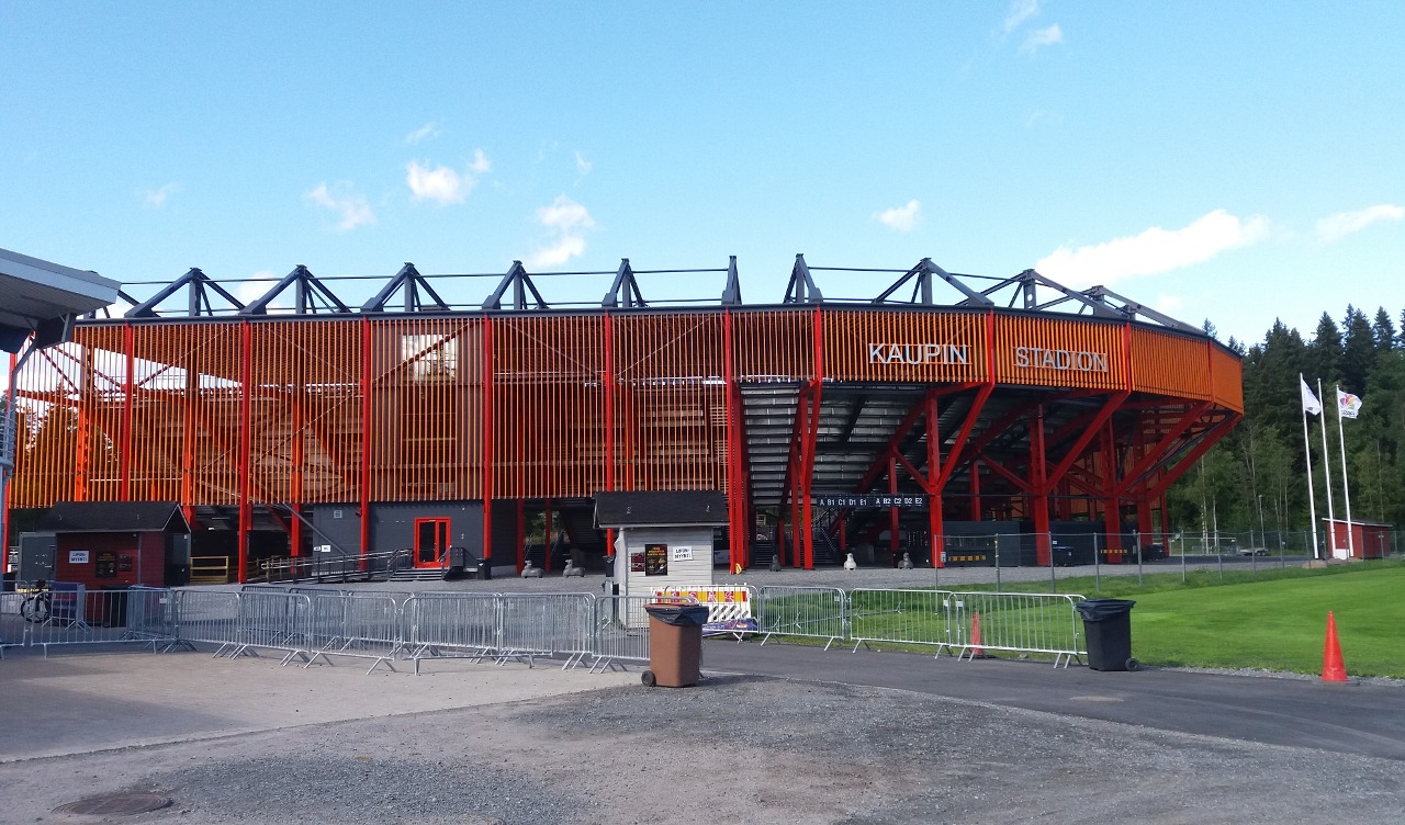 Kauppi Stadium, Tampere, Finland.