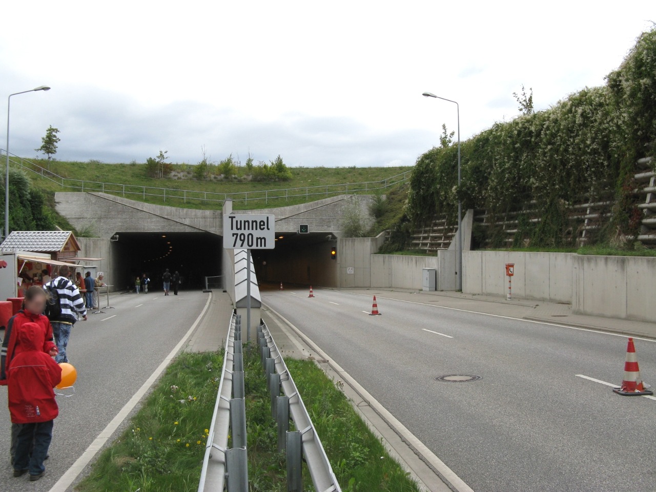 Warnow tunnel in Rostock