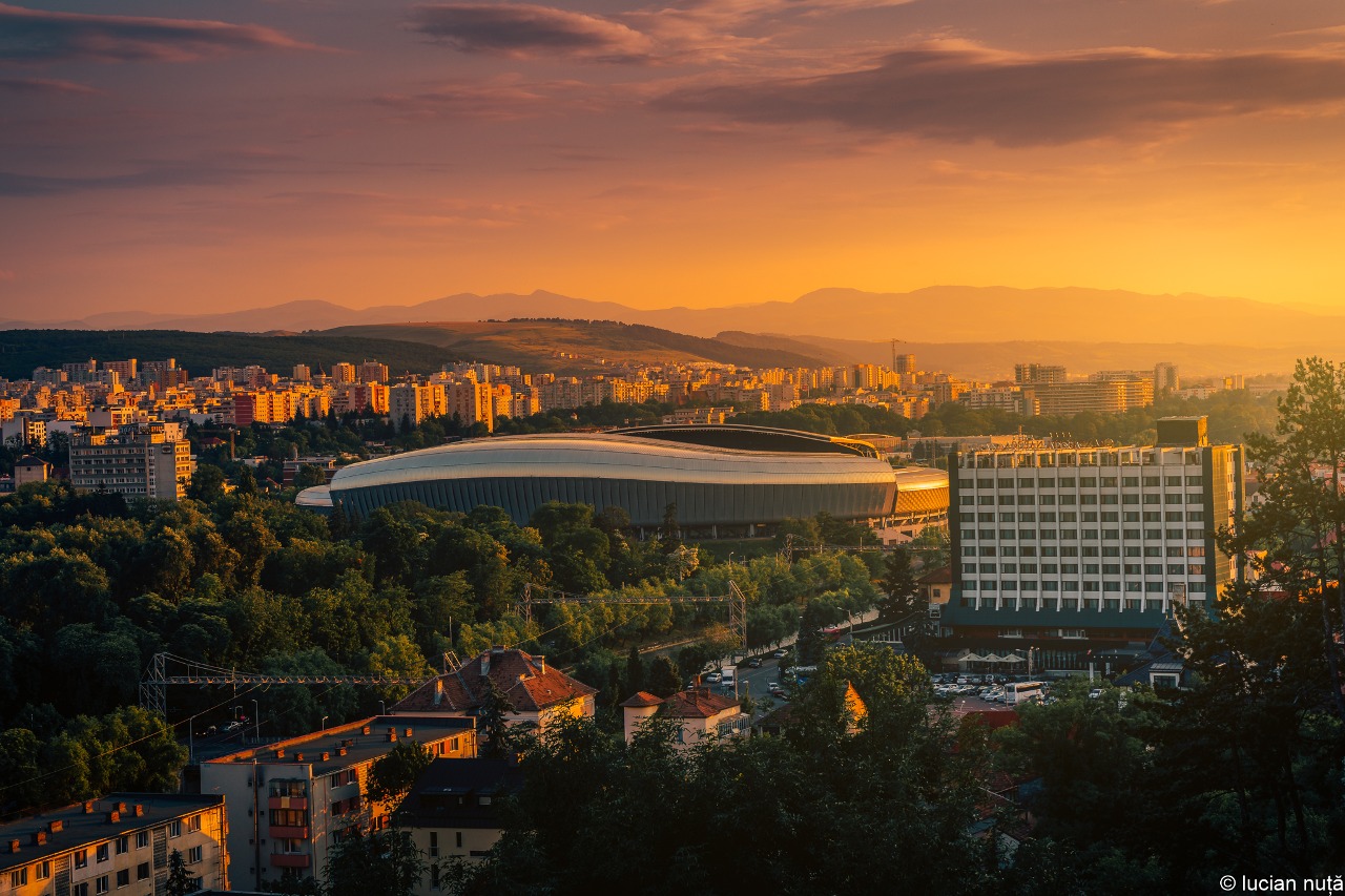 Cluj Arena view from Cetatuie
