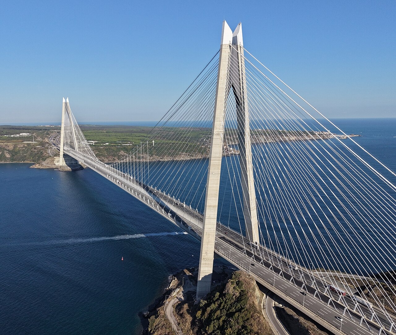 The Yavuz Sultan Selim Bridge in Istanbul, Turkey