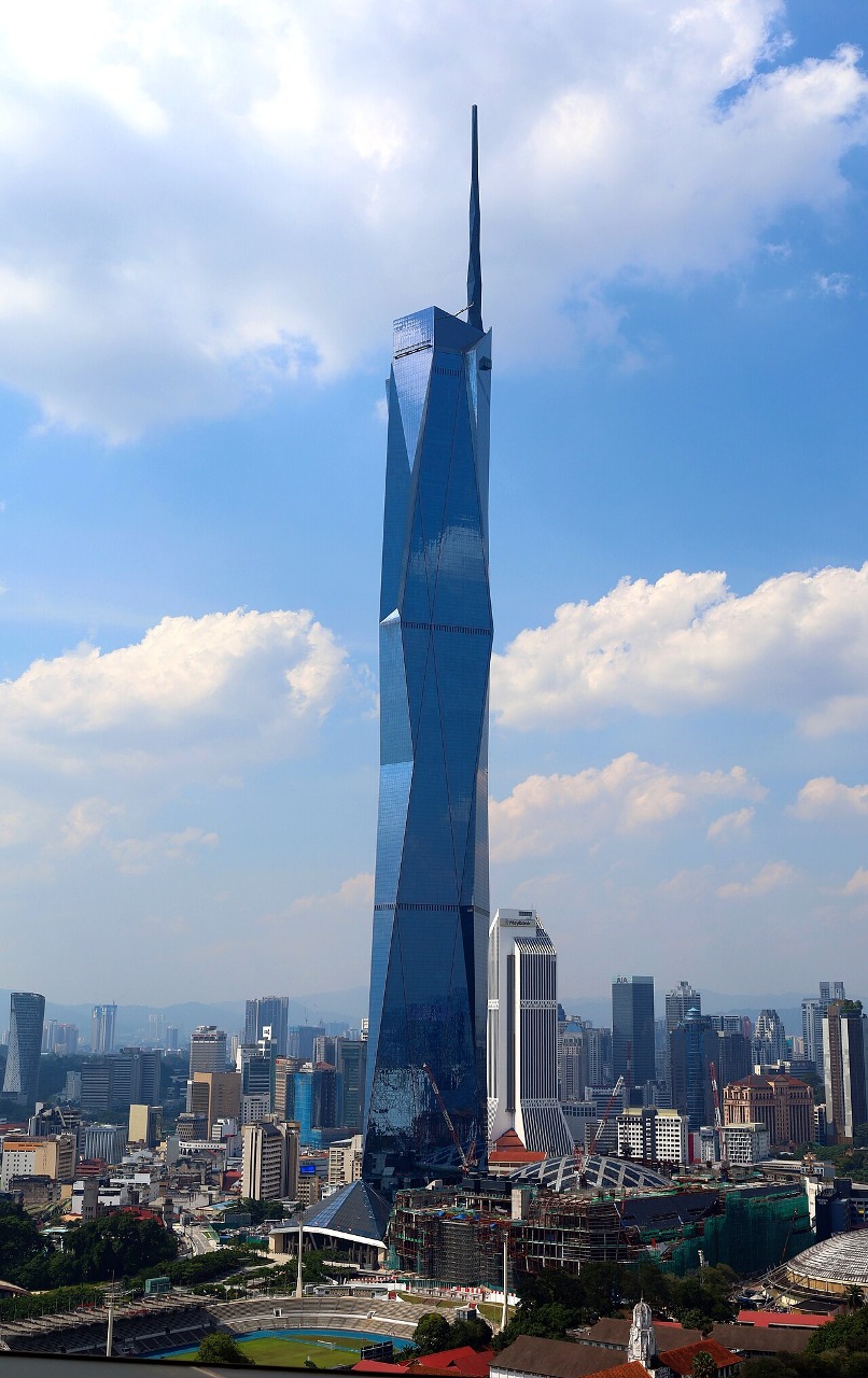 The Merdeka 118 tower in October 2024