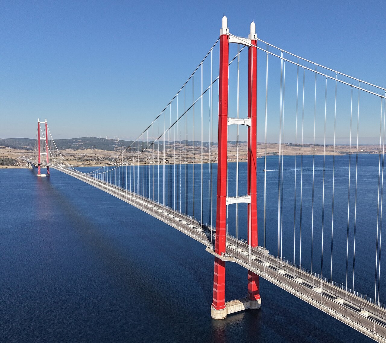 The 1915 Çanakkale Bridge, Turkey