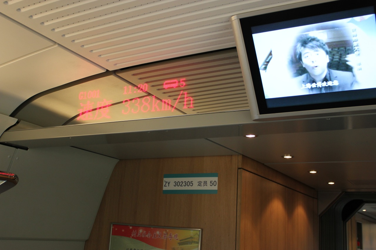 WuGuang Express Railway CRH3 Operational Speed: 338km/h