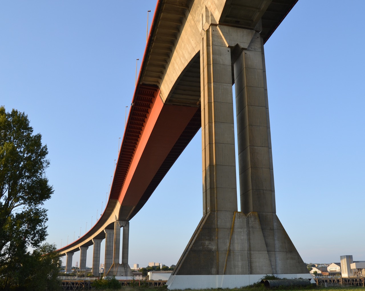 Le pont de Cheviré à Nantes (France)
