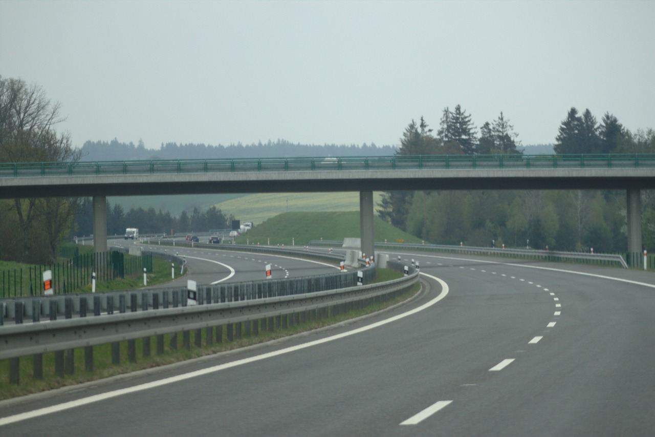 D3 Highway near Soběslav, South Bohemian Region, CZ