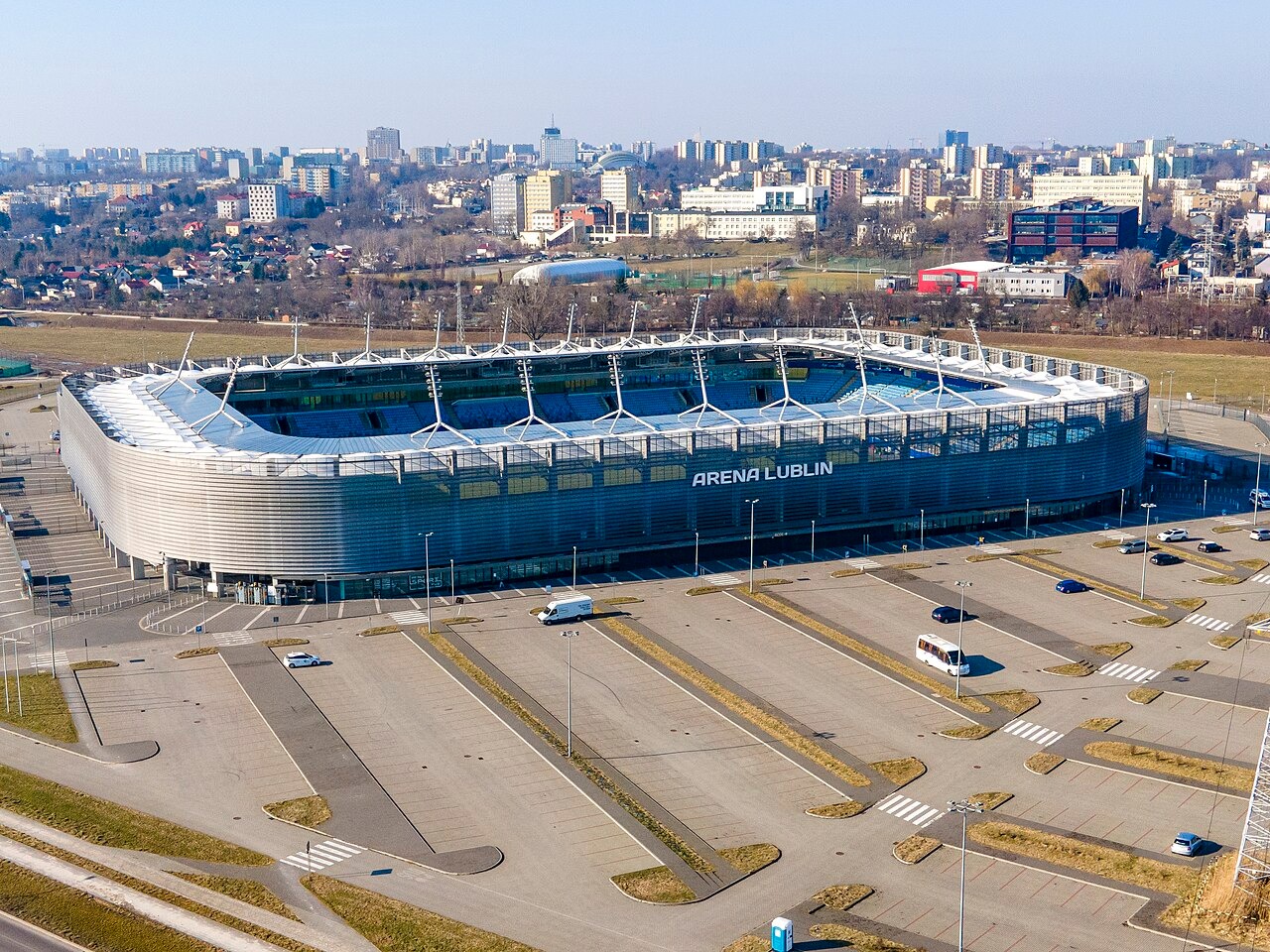 Arena Lublin z lotu ptaka